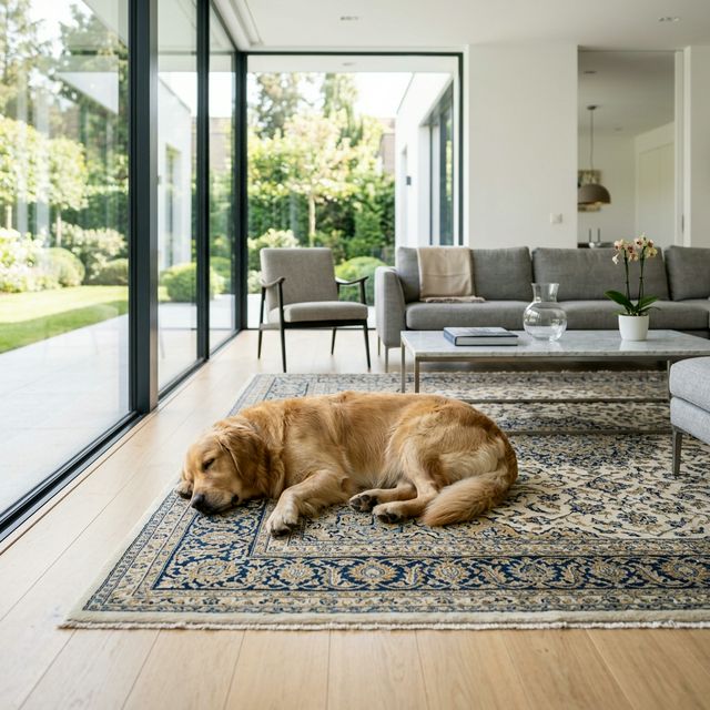 Family dog at home — Ironside Supply Co.