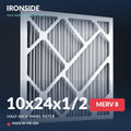 10x24x1/2 Half Inch Panel MERV 8 Air Filter — Ironside