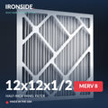 12x12x1/2 Half Inch Panel MERV 8 Air Filter — Ironside