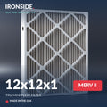 12x12x1 MERV 8 Tru Mini Pleat Air Filter — Ironside