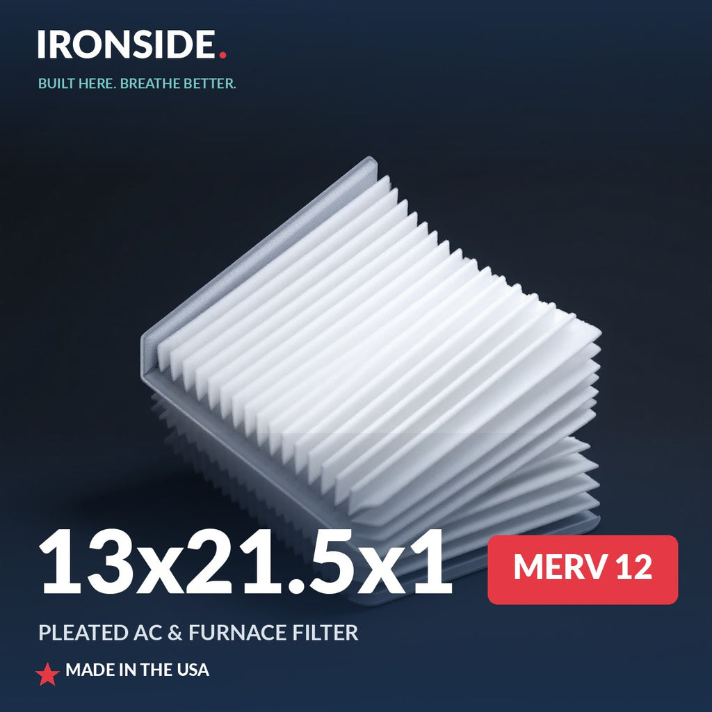 13x21.5x1 MERV 12 Air Filter — Ironside