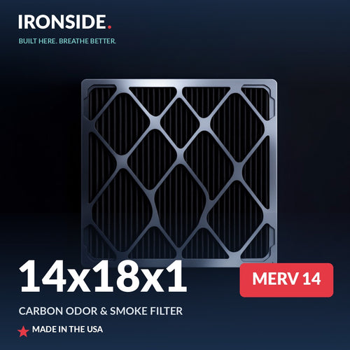 14x18x1 MERV 14 + Carbon Air Filter — Ironside