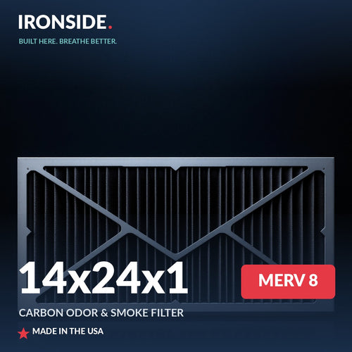 14x24x1 MERV 8 Pure Carbon Air Filter — Ironside
