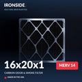 16x20x1 MERV 14 + Carbon Air Filter — Ironside
