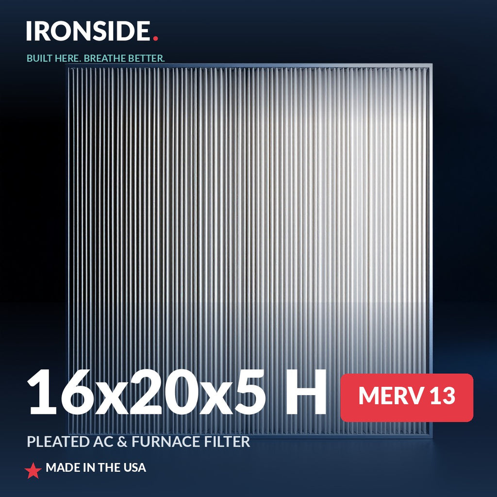 16x20x5 H MERV 13 Air Filter — Ironside