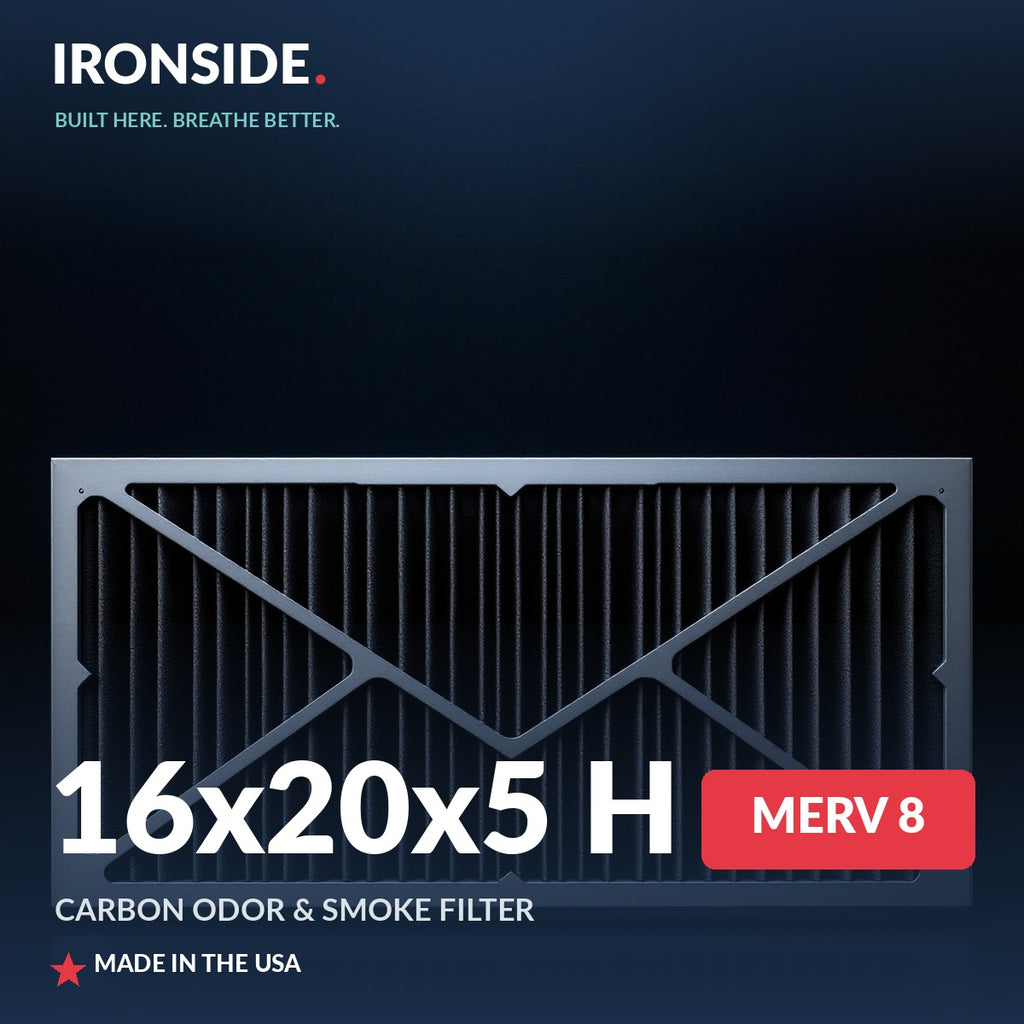 16x20x5 H MERV 8 Pure Carbon Air Filter — Ironside