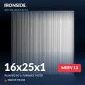 16x25x1 MERV 13 Air Filter — Ironside
