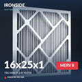16x25x1 MERV 8 Tru Mini Pleat Air Filter — Ironside