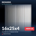 16x25x4 MERV 14 Air Filter — Ironside