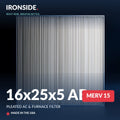 16x25x5 AB MERV 15 Air Filter — Ironside