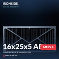 16x25x5 AB MERV 8 Pure Carbon Air Filter — Ironside