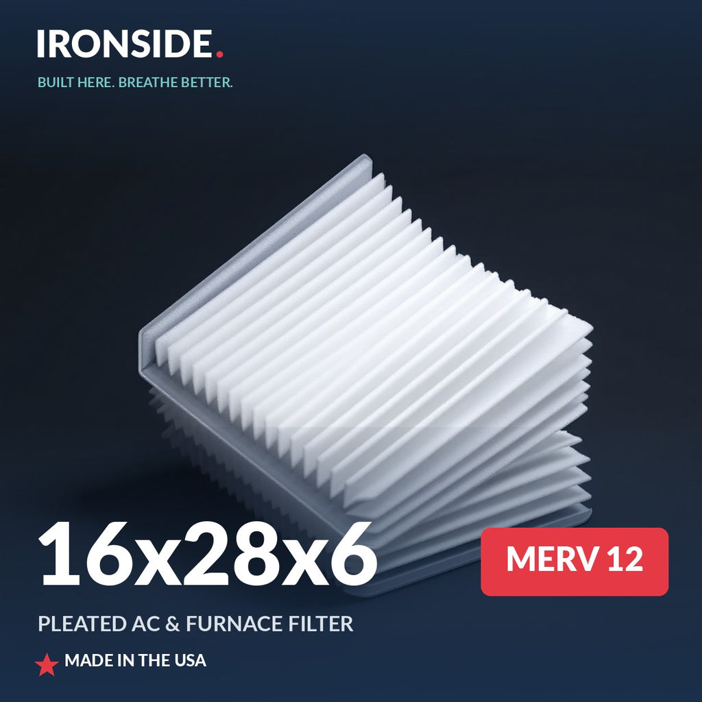 16x28x6 MERV 12 Air Filter — Ironside