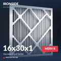 16x30x1 MERV 8 Tru Mini Pleat Air Filter — Ironside