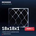18x18x1 MERV 7 + Carbon Air Filter — Ironside