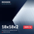18x18x2 MERV 10 Air Filter — Ironside