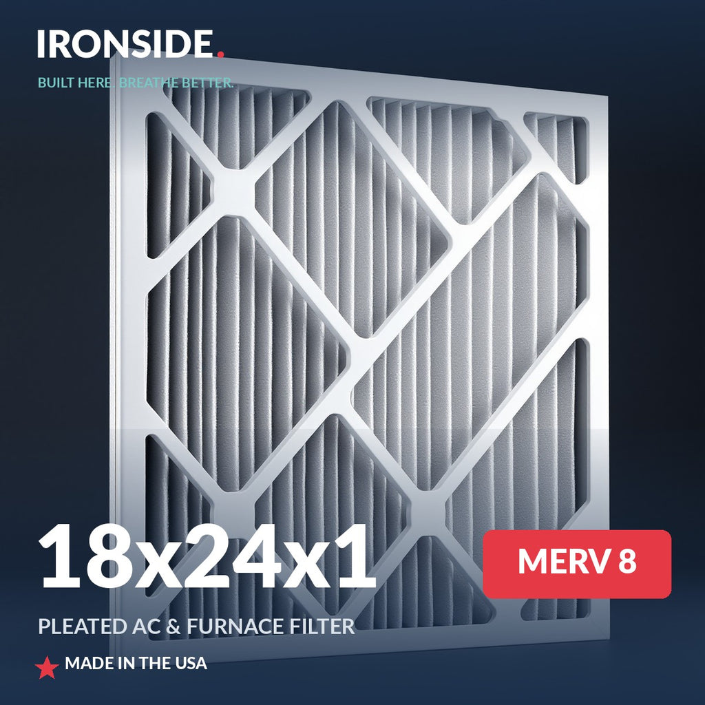 18x24x1 MERV 8 Air Filter — Ironside