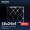 18x24x4 MERV 15 + Carbon Air Filter — Ironside
