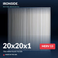 20x20x1 MERV 13 Tru Mini Pleat Air Filter — Ironside