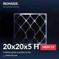 20x20x5 H MERV 13 + Carbon Air Filter — Ironside