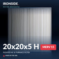20x20x5 H MERV 15 Air Filter — Ironside