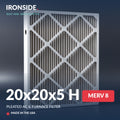 20x20x5 H MERV 8 Air Filter — Ironside