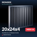 20x24x4 MERV 14 Air Filter — Ironside