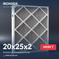 20x25x2 MERV 7 Air Filter — Ironside