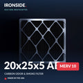 20x25x5 AB MERV 10 P + Carbon Air Filter — Ironside