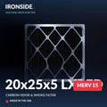 20x25x5 LXRED MERV 15 + Carbon Air Filter — Ironside