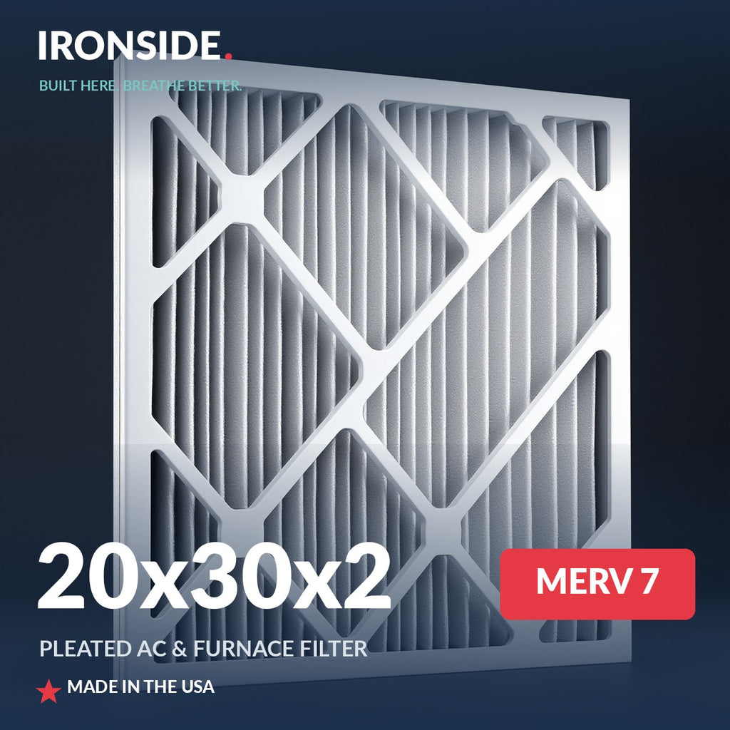 20x30x2 MERV 7 Air Filter — Ironside