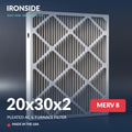 20x30x2 MERV 8 Air Filter — Ironside