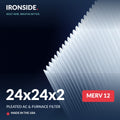 24x24x2 MERV 12 Air Filter — Ironside