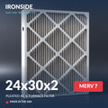 24x30x2 MERV 7 Air Filter — Ironside