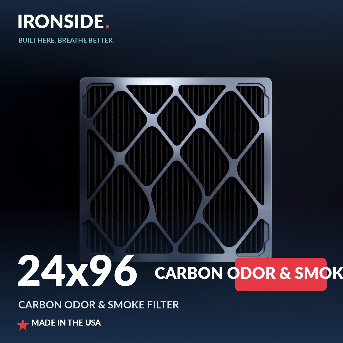 24x96 Window + Carbon Air Filter — Ironside