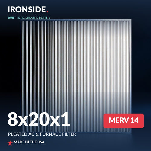8x20x1 MERV 14 Air Filter — Ironside