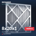 8x20x1 MERV 6 Poly Green Air Filter — Ironside