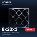 8x20x1 MERV 7 + Carbon Air Filter — Ironside