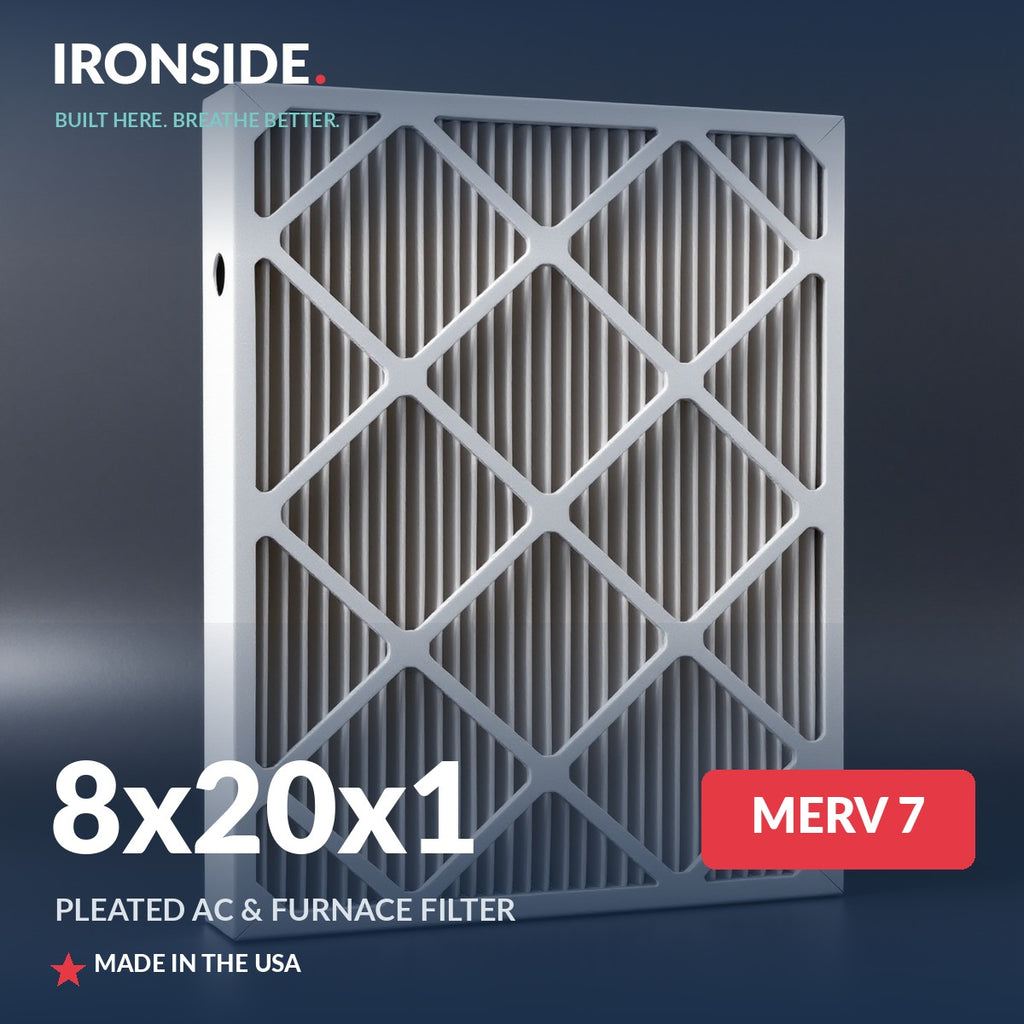 8x20x1 MERV 7 Air Filter — Ironside
