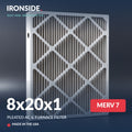 8x20x1 MERV 7 Air Filter — Ironside