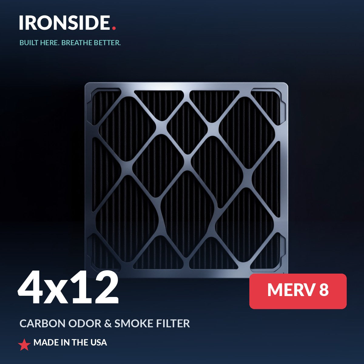Carbon Air Vent Filters 4x12 (Register Vent Filters) — Ironside